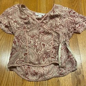 Petite Sophisticate Silk Women’s Cross Shirt